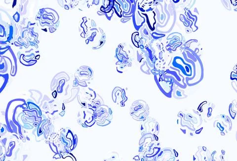 Light Purple vector pattern with random forms. 库存插图