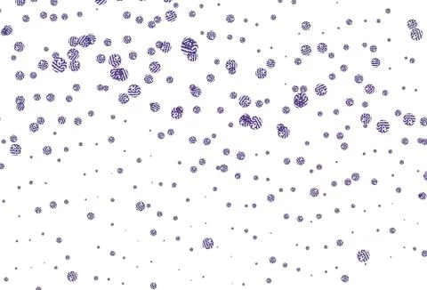 Light Purple vector pattern with random forms. Stock Illustration