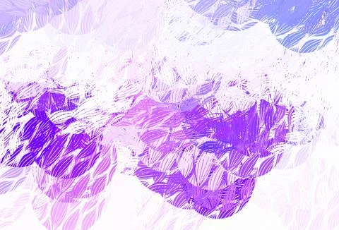 Light Purple vector pattern with random forms. 库存插图