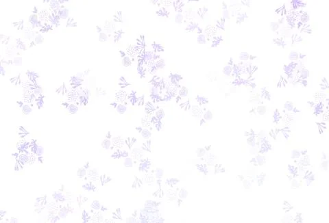 Light Purple vector pattern with random forms. Illustrazione stock