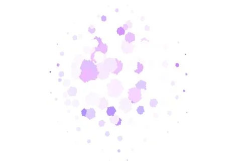 Light Purple vector pattern with random forms. Illustrazione stock