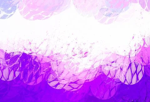 Light Purple vector pattern with random forms. Illustrazione stock