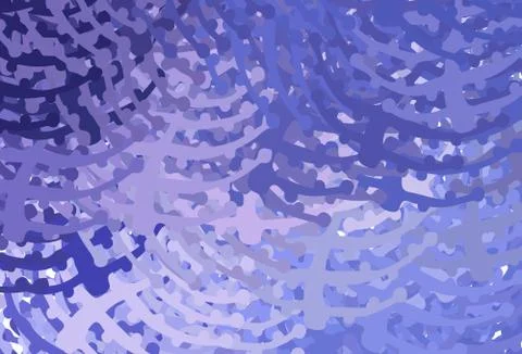 Light Purple vector pattern with random forms. Stock Illustration