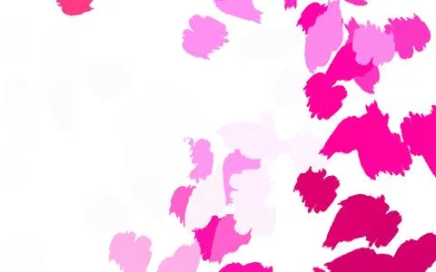 Light Purple vector pattern with random forms. 库存插图