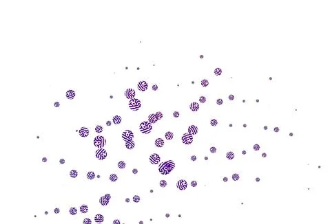 Light Purple vector pattern with random forms. Stock Illustration