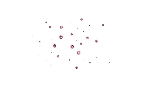 Light Purple vector pattern with random forms. Illustrazione stock
