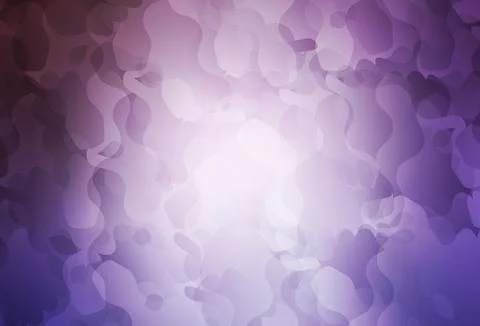 Light Purple vector pattern with random forms. Illustrazione stock