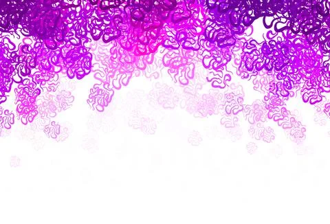 Light Purple vector pattern with random forms. Illustrazione stock
