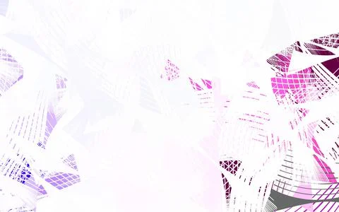 Light Purple vector pattern with random forms. Illustrazione stock