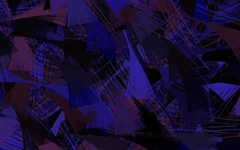 Light Purple vector pattern with random forms. Illustrazione stock