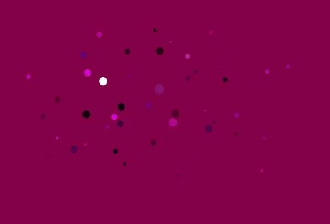 Light Purple vector pattern with spheres. Stock Illustration