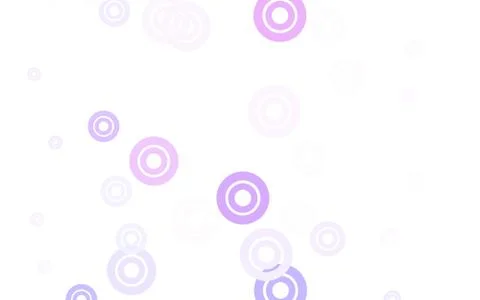 Light Purple vector pattern with spheres. Stock Illustration