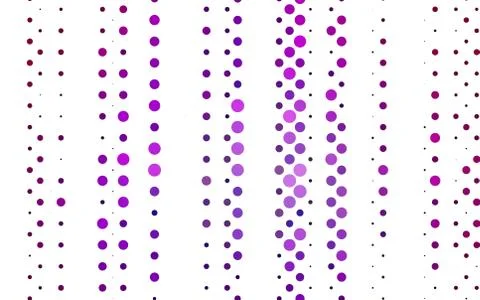 Light Purple vector pattern with spheres. Stock Illustration