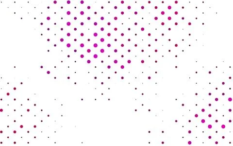 Light Purple vector pattern with spheres. Stock Illustration