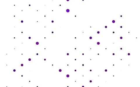 Light Purple vector pattern with spheres. Stock Illustration