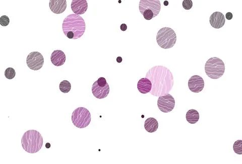 Light purple vector pattern with spheres. イラスト素材