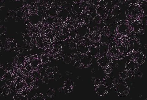 Light Purple vector pattern with spheres. Illustrazione stock