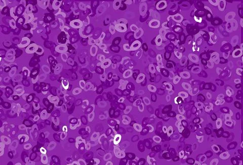 Light Purple vector pattern with spheres. Stockillustratie