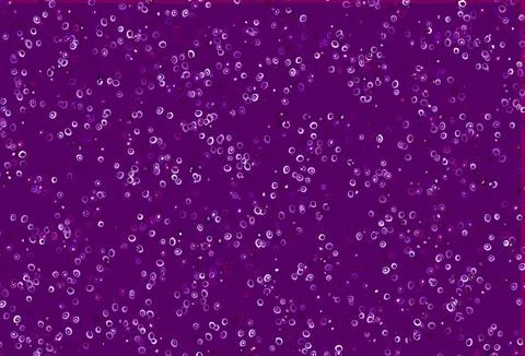 Light Purple vector pattern with spheres. 스톡 일러스트