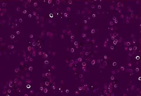 Light Purple vector pattern with spheres. Stock Illustration