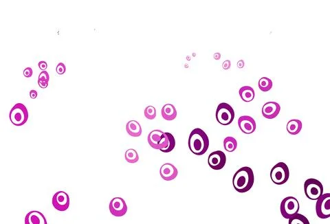 Light Purple vector pattern with spheres. Stock Illustration
