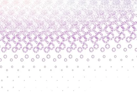 Light purple vector pattern with spheres. Illustrazione stock