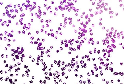 Light Purple vector pattern with spheres. Stock Illustration