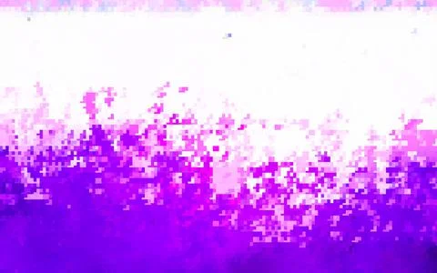 Light Purple vector pattern in square style. Illustrazione stock