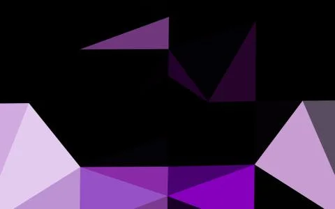 Light Purple vector polygon abstract background. Stock Illustration