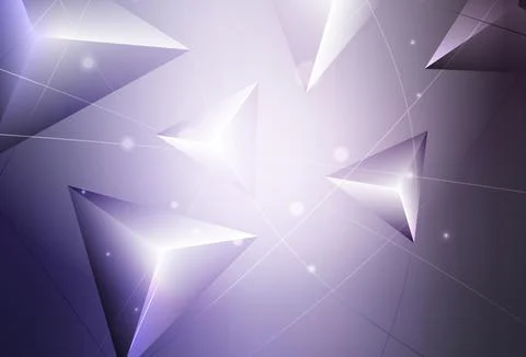 Light Purple vector polygonal background. Stock Illustration