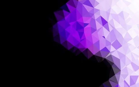 Light Purple vector polygonal pattern. 스톡 일러스트