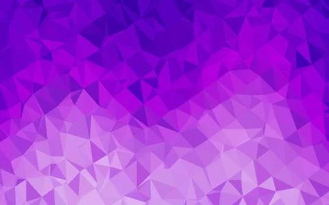 Light Purple vector polygonal pattern. Illustrazione stock