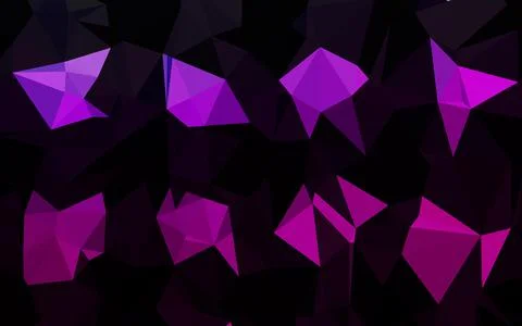 Light Purple vector polygonal pattern. イラスト素材