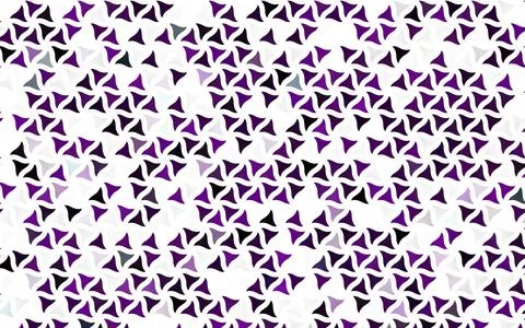 Light Purple vector seamless pattern in polygonal style. Stock Illustration