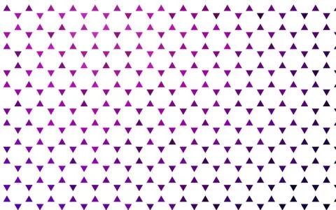 Light Purple vector seamless template with crystals, triangles. Stock Illustration