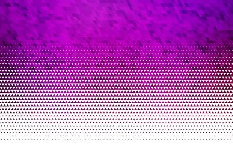 Light Purple vector seamless texture in triangular style. 스톡 일러스트