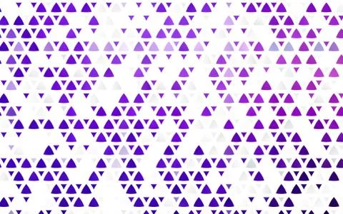 Light Purple vector seamless texture in triangular style. 스톡 일러스트
