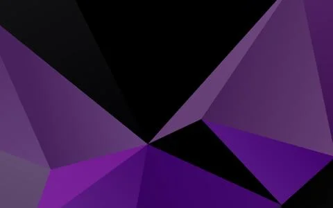 Light Purple vector shining triangular pattern. Illustrazione stock