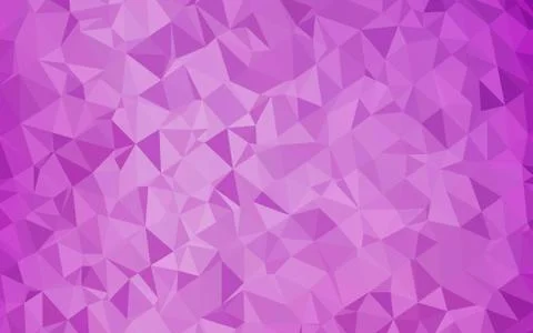 Light Purple vector shining triangular pattern. Stockillustratie
