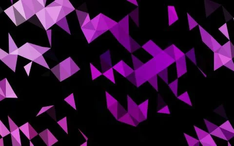 Light Purple vector shining triangular template. Illustrazione stock
