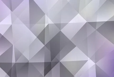 Light Purple vector shining triangular backdrop. Stock Illustration