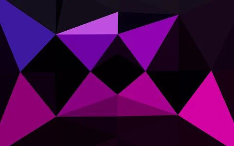 Light Purple vector shining triangular background. 스톡 일러스트