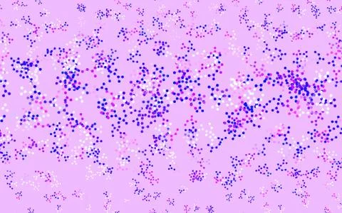 Light Purple vector template with artificial intelligence structure. Illustrazione stock