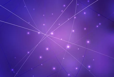 Light Purple vector template with crystals, circles. Stock Illustration