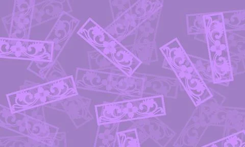Light purple vector template with flower. Stock Illustration