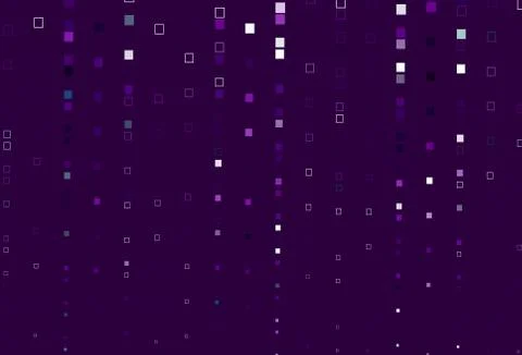 Light Purple vector template with square style. Stock Illustration