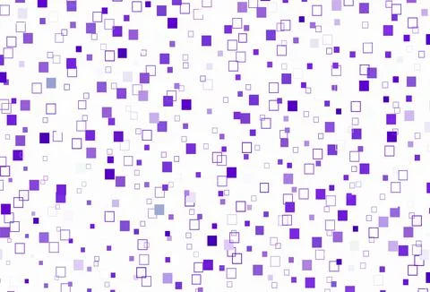 Light Purple vector template with square style. Stock Illustration