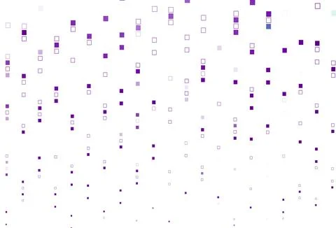 Light Purple vector template with square style. Stock Illustration