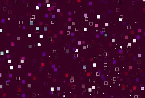 Light Purple vector template with square style. Stock Illustration
