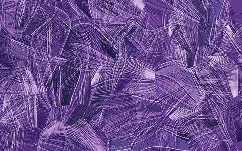 Light Purple vector texture with abstract forms. Stock Illustration